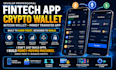 develop fintech app crypto wallet app bitcoin wallet app money transfer app