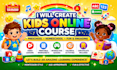 create kids online course, preschool learning, homeschool course