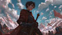 llustrate high quality dnd character illustration