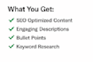 write SEO product descriptions for online stores