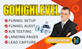 build ghl funnel optimization, high converting sales funnels ghl snapshots