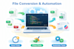 convert and automate files using python scripts