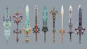 design unique weapons illustrations