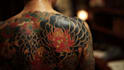 make a traditional japanese irezumi tattoo
