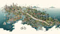 do unique map illustrations