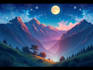 draw anime background, landscape illustrations