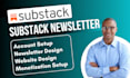 setup substack newsletter design substack email template manage substack posts