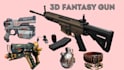 design 3d gun model fps games 3d model props cosplay weapon design unity roblox