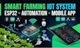 design and develop a smart agriculture iot system with esp32 and blynk