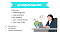 do data entry, CRM management and lead generation