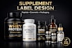 design supplement label and peptide packaging