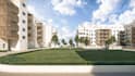 visualize architectural concept, 3d building exterior rendering, house elevation
