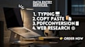 do typing work, data entry, and copy paste task