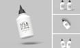 design minimalist product packaging, mailing label, cbd peptide vial label