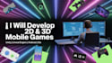 develop 3d and 2d game mobile game development with unity and unreal engine5