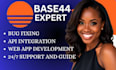 deploy base44 app base 44 expert debug base44