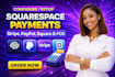 configure squarespace payment, stripe, paypal and pos setup