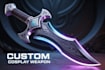 design a high quality, printable 3d knife model for cosplay or training