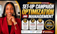 do campaigns, landing page design, facebook ads