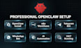 install configure openclaw clawdbot moltbot n8n ai automation telegram whatsapp