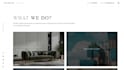 create a luxury interior designer website