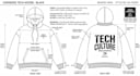 create garment tech pack, flat sketches, sheet for clothing production materials