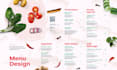 redesign digital food menu, design menu board, redesign tv screen menu design