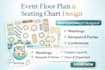 design event floor planseating chart table arrangement layout professionally