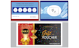 design gift card, gift voucher, loyalty card, coupons