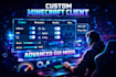 build advanced minecraft client with gui mods  features