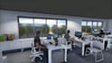 create 3d warehouse animation logistics facility industrial building walkthrough