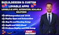 build, design, develop, custom lovable app, lovable web app or saas mvp