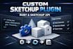 develop custom sketchup plugin using ruby and sketchup API
