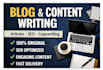 seo blog articles and website content