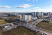 design residential complex exterior, multi family housing, realistic rendering