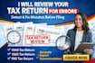 review your tax returns for errors