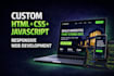 create a modern responsive landing page website design