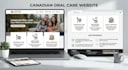 design a modern dental website with appointment booking