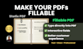 turn your journal or planner into a fillable digital product
