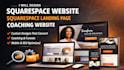 squarespace website design squarespace website redesign squarespace landing page