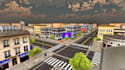 design realistic roblox map, simulator city map with full game environment