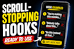 write viral tiktok hooks that stop scrolling