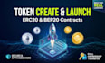 create erc20 bep20 token smart contract and crypto presale website, memecoin