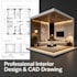 create feng shui interior layout and 3d design for your home