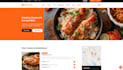 design a modern restaurant website mockup