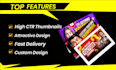 create engaging and clickable youtube thumbnails