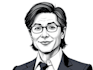 illustrate a marvelous wsj style hedcut portrait art