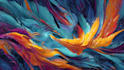 create modern abstract digital art paintings