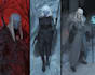 create a fantasy horror character art and horror art