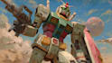 create retro mecha or scifi gundam art